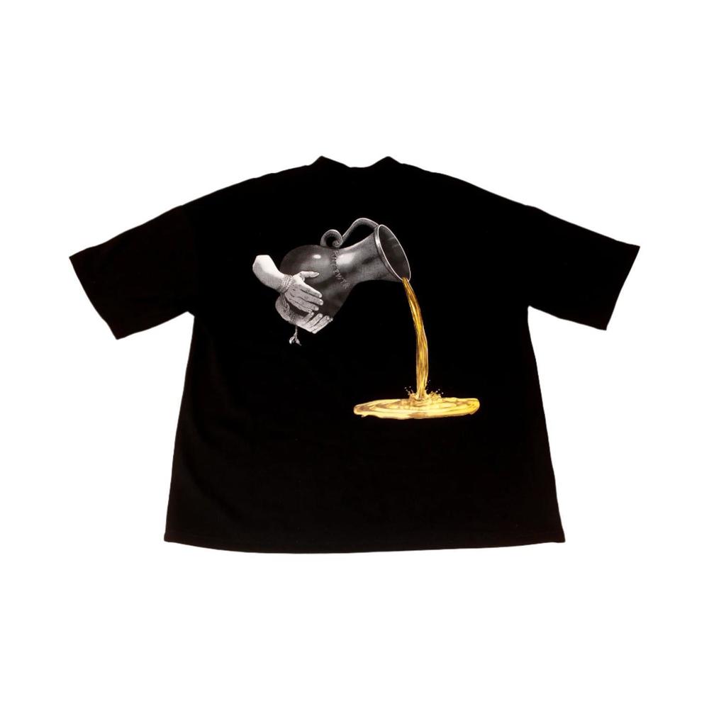 NEW KNOTWTR men's gold digger t-shirt in black